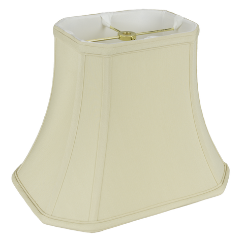 Rectangle Cut Corner Shantung with Piping