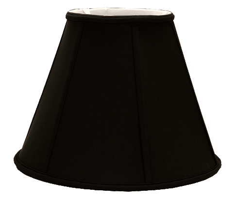 Empire Shantung with White Double Linings & Piping Chandelier