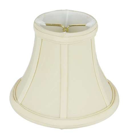 Bell Shantung Chandelier with Piping