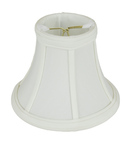 Bell Shantung Chandelier with Piping
