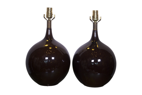 Mid-Century Modern Design Technics by Lee Rosen, Pair of Table Lamps