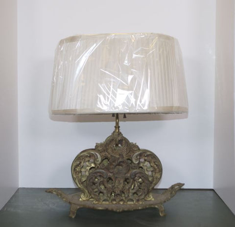 Brass Lamp Designed with Mail Slots